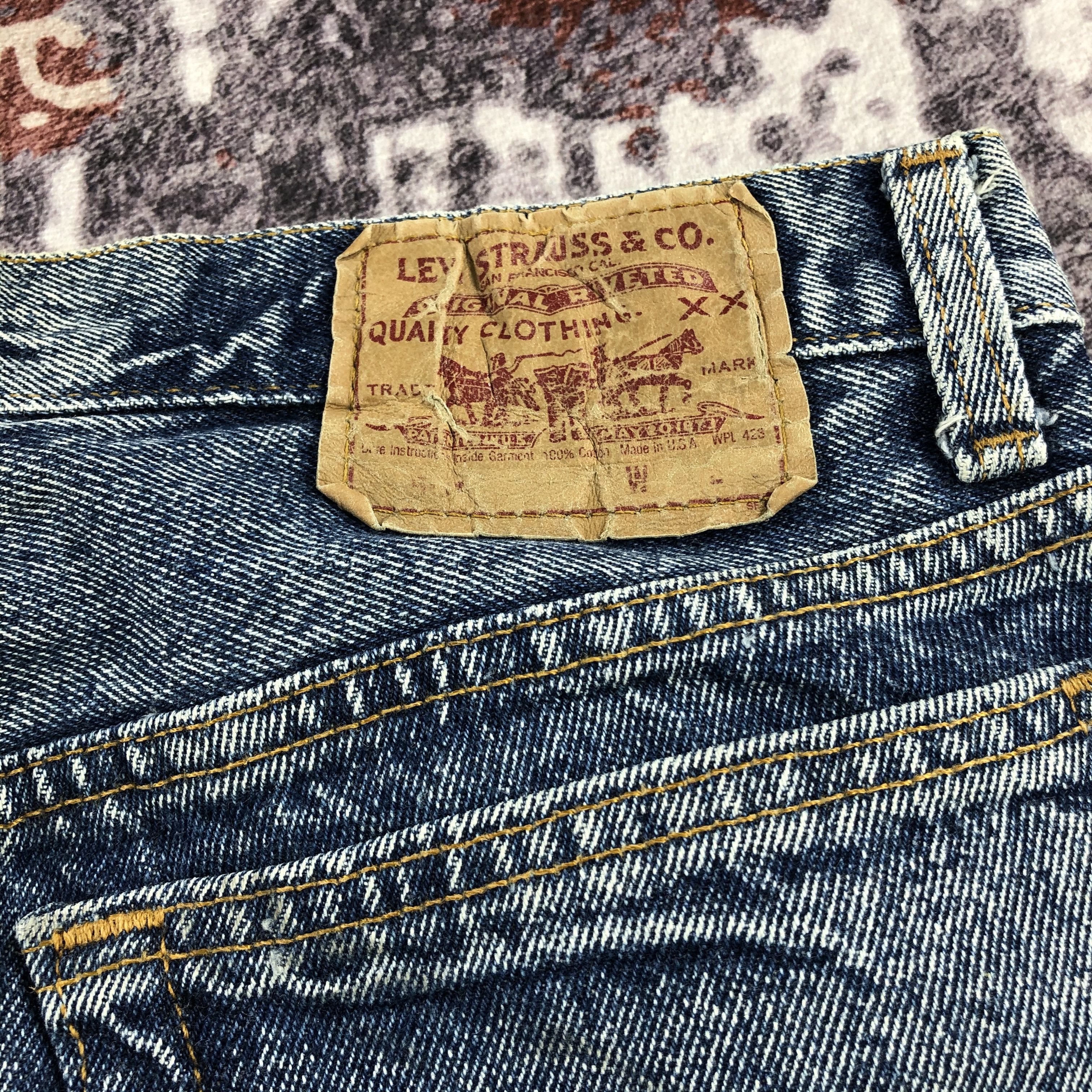 Levi's Vintage 90s Levis 501 Jeans-JM2215 Size US 31 - 5 Thumbnail