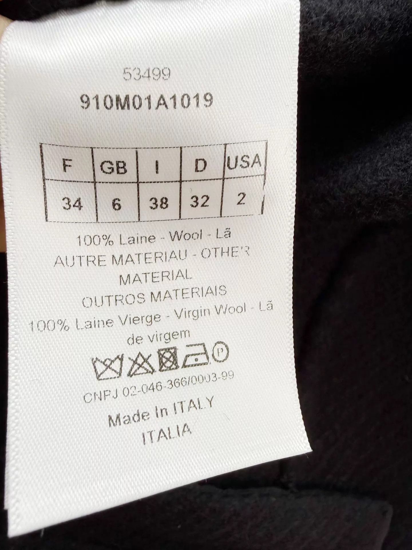 Dior Dior Wool Long Coat 34 (Worn Once, New) Authentic Size XS / US 0-2 / IT 36-38 - 5 Thumbnail