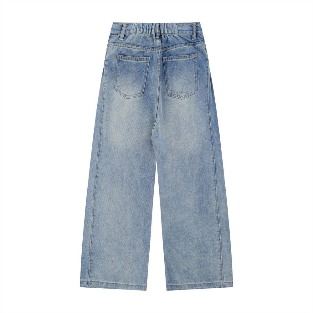 Japanese Brand × Jean Men's all-match loose casual washed jeans Size US 32 / EU 48 - 2 Thumbnail