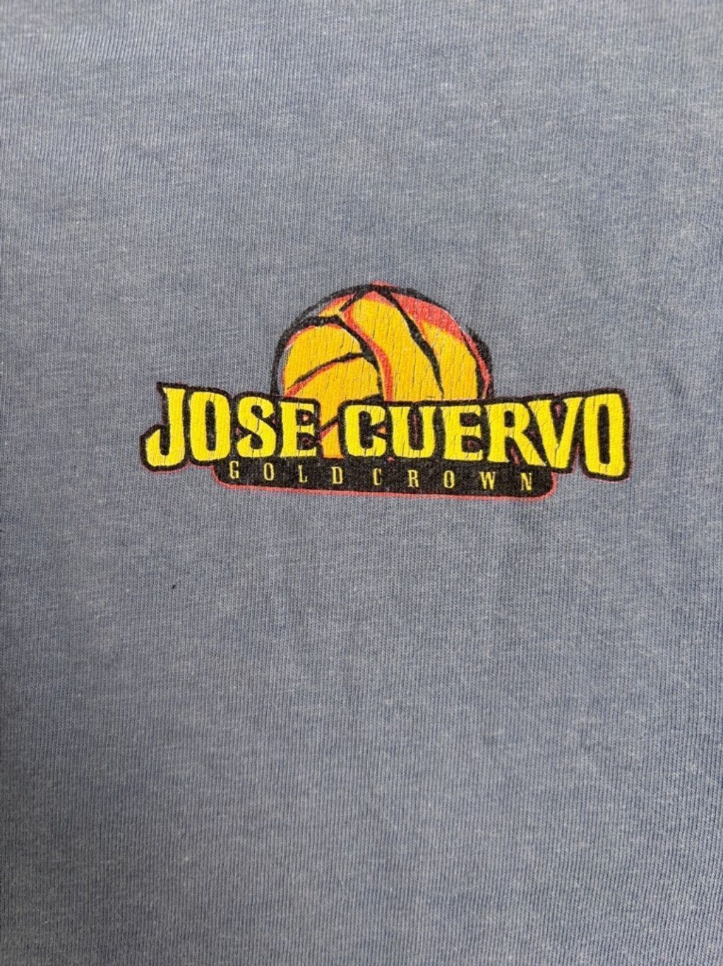 Hanes Men's Vintage 1996 Single Stitch Jose Cuervo T-Shirt Blue L Size US L / EU 52-54 / 3 - 7 Thumbnail