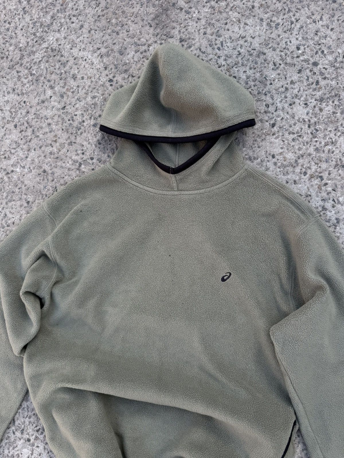 Asics VINTAGE Y2K RARE ASICS DEEP NINJA FLEECE GORPCORE SK8 HOODIE Size US M / EU 48-50 / 2 - 11 Thumbnail