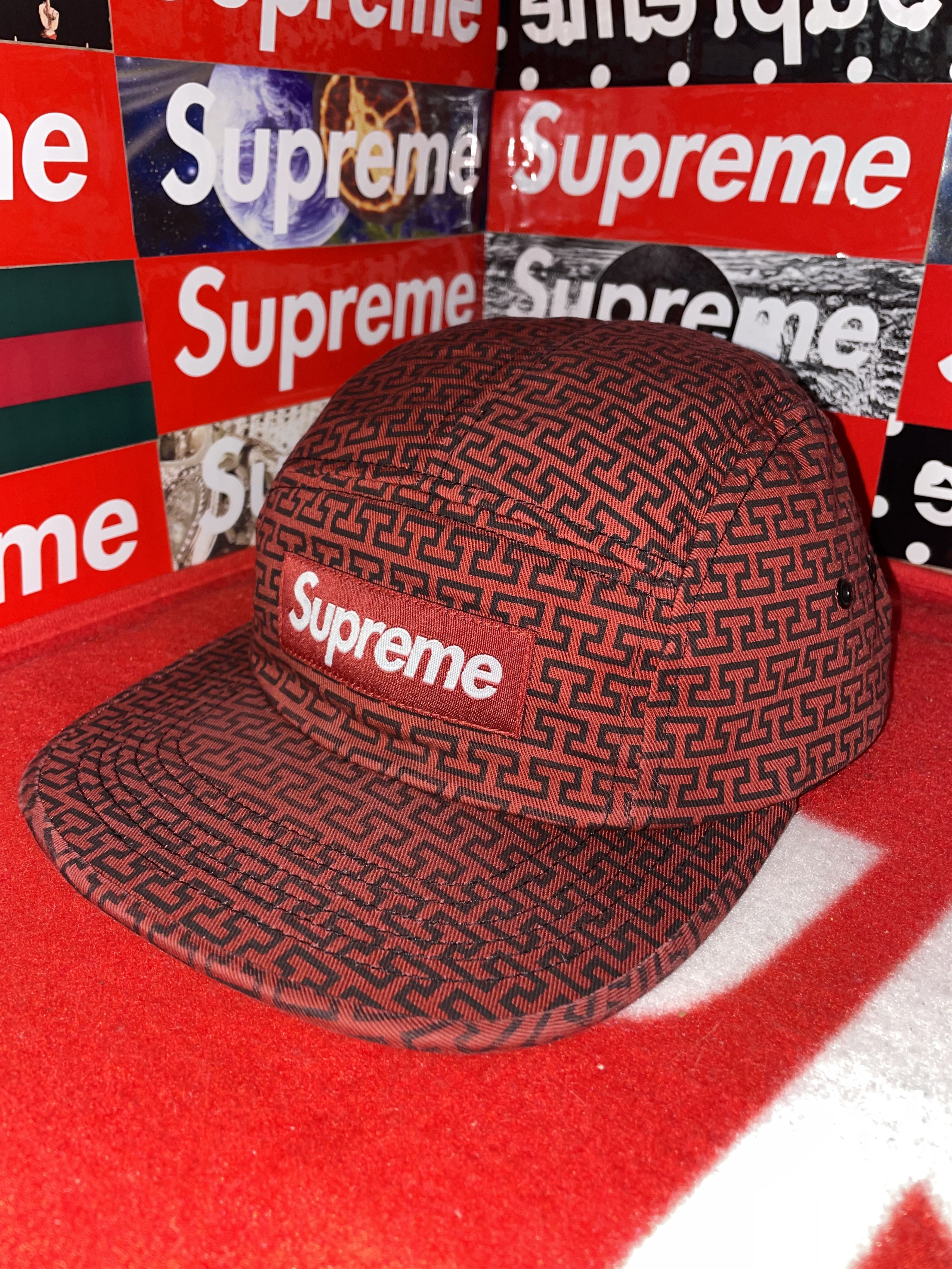 Supreme Supreme Motif Camp Cap FW12 release RARE HAT Size ONE SIZE - 8 Thumbnail