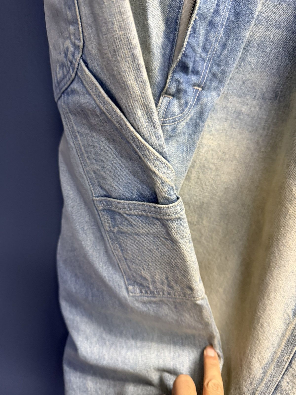 Auralee auralee heavy fade painter denim sz 6 Size US 36 / EU 52 - 5 Thumbnail