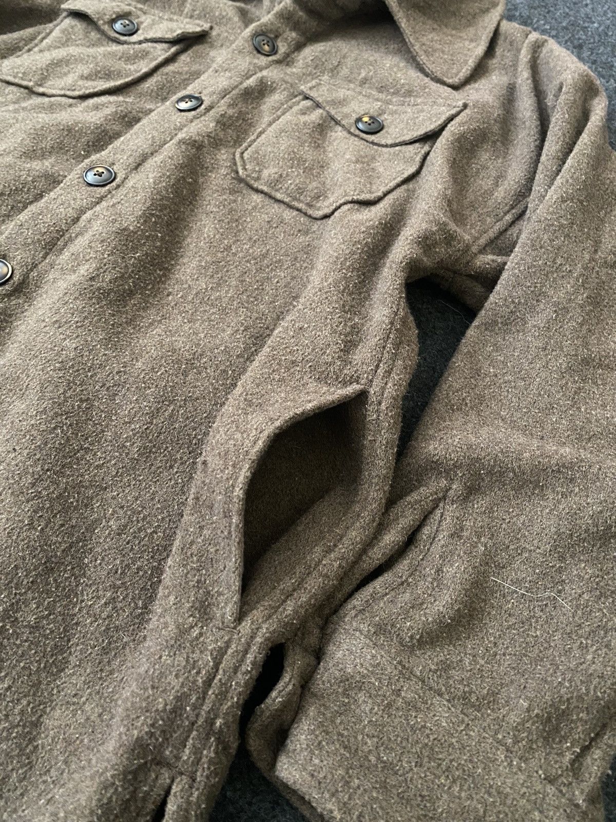 Vintage Vintage Rag Machine Brown Long Sleeve Jacket - Size L Size US L / EU 52-54 / 3 - 3 Thumbnail