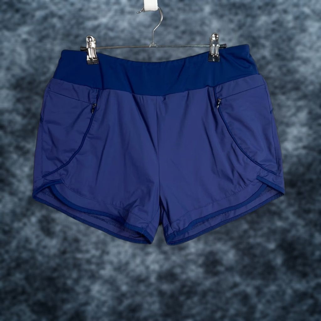 Vintage Fulbelle Womens Large Blue Athletic Running Shorts Golf Tennis Gym Size 36" / US 14 / IT 50 - 1 Thumbnail