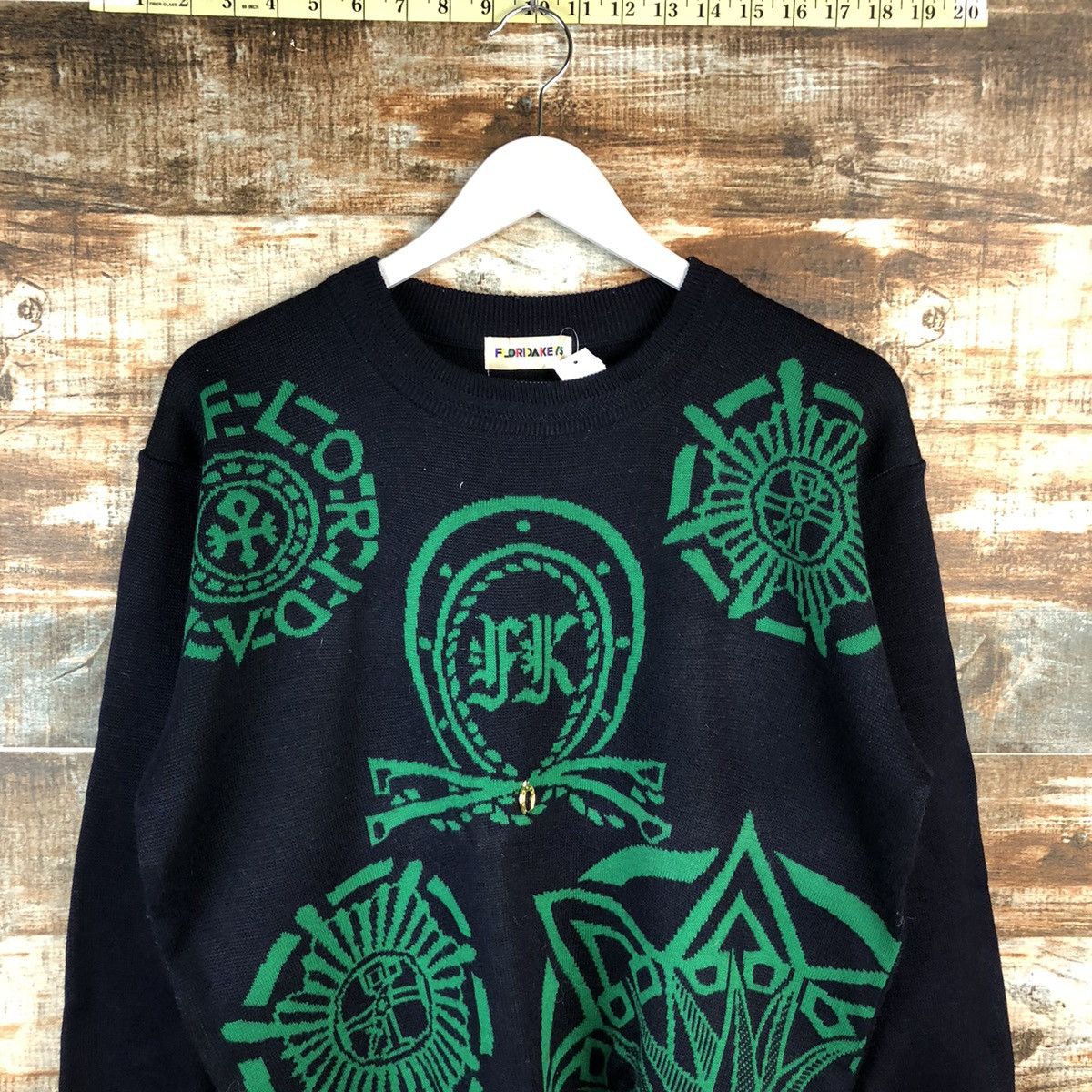 Homespun Knitwear DL Florida Keys japan vintage Dark Blue Knitwear #C165 Size US S / EU 44-46 / 1 - 2 Thumbnail