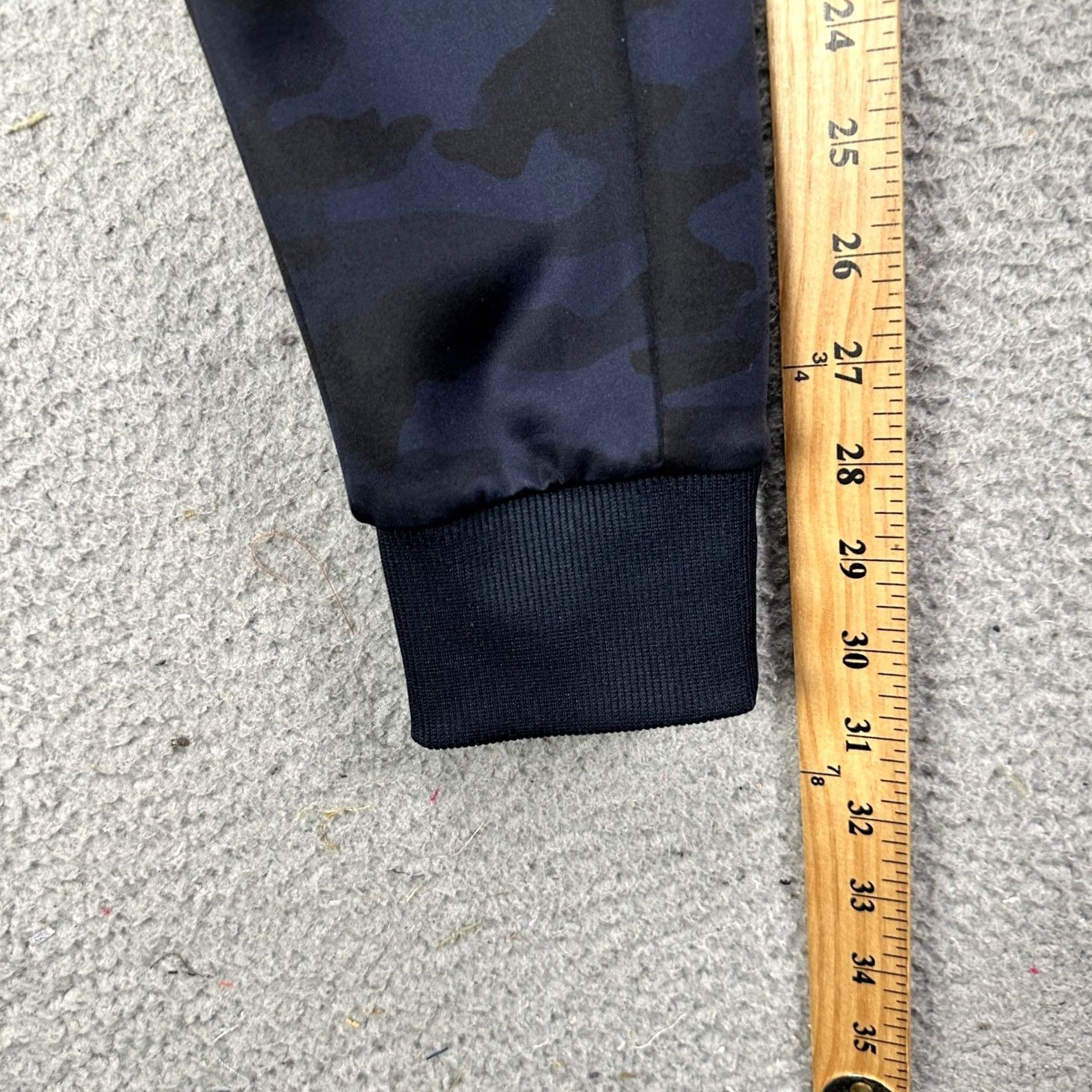 YoungLA Young LA Pants Jogger Mens Medium Blue Black Camo Drawstring Pocket Logo Pull On Size US 31 - 7 Thumbnail