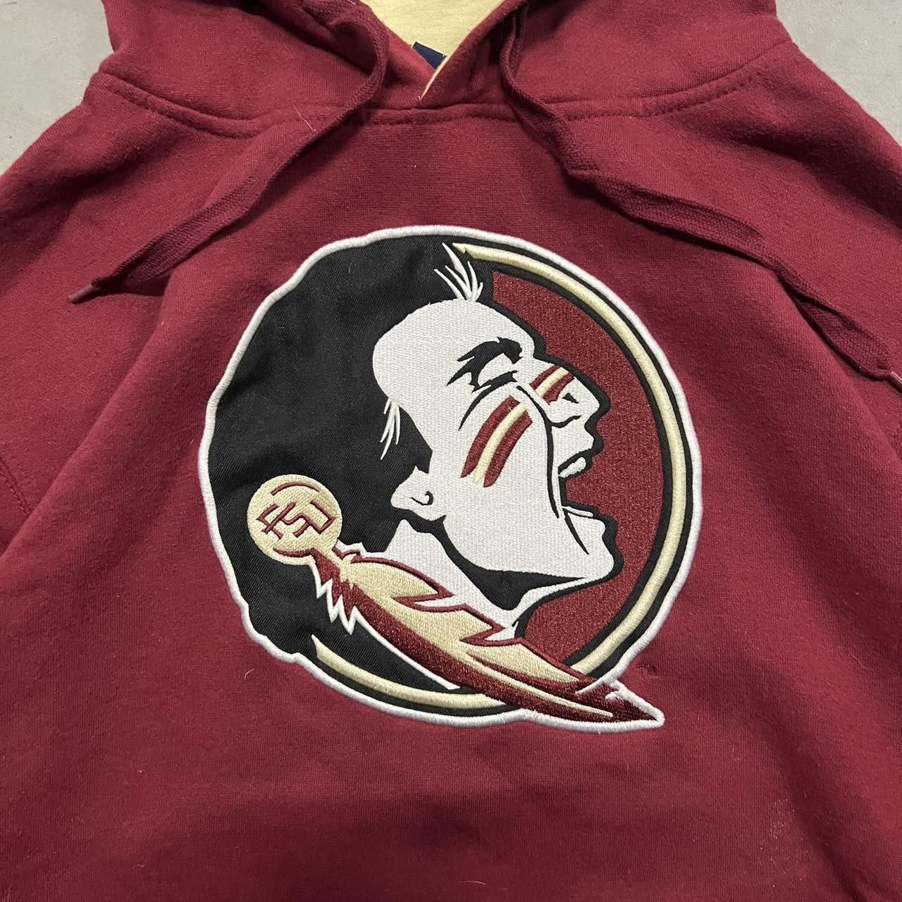 Vintage Vintage Y2K Florida State University Seminoles Hoodie! Size US M / EU 48-50 / 2 - 2 Thumbnail