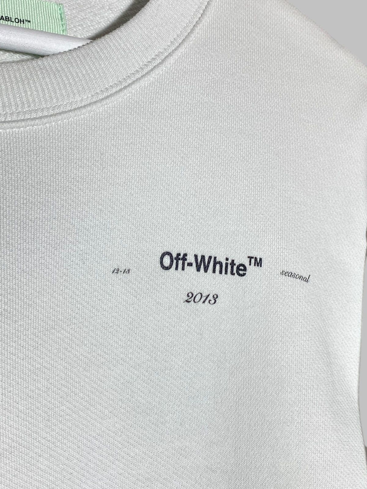 Off-White Off White Hanna Leaves Cropped Crewneck Size L / US 10 / IT 46 - 4 Thumbnail