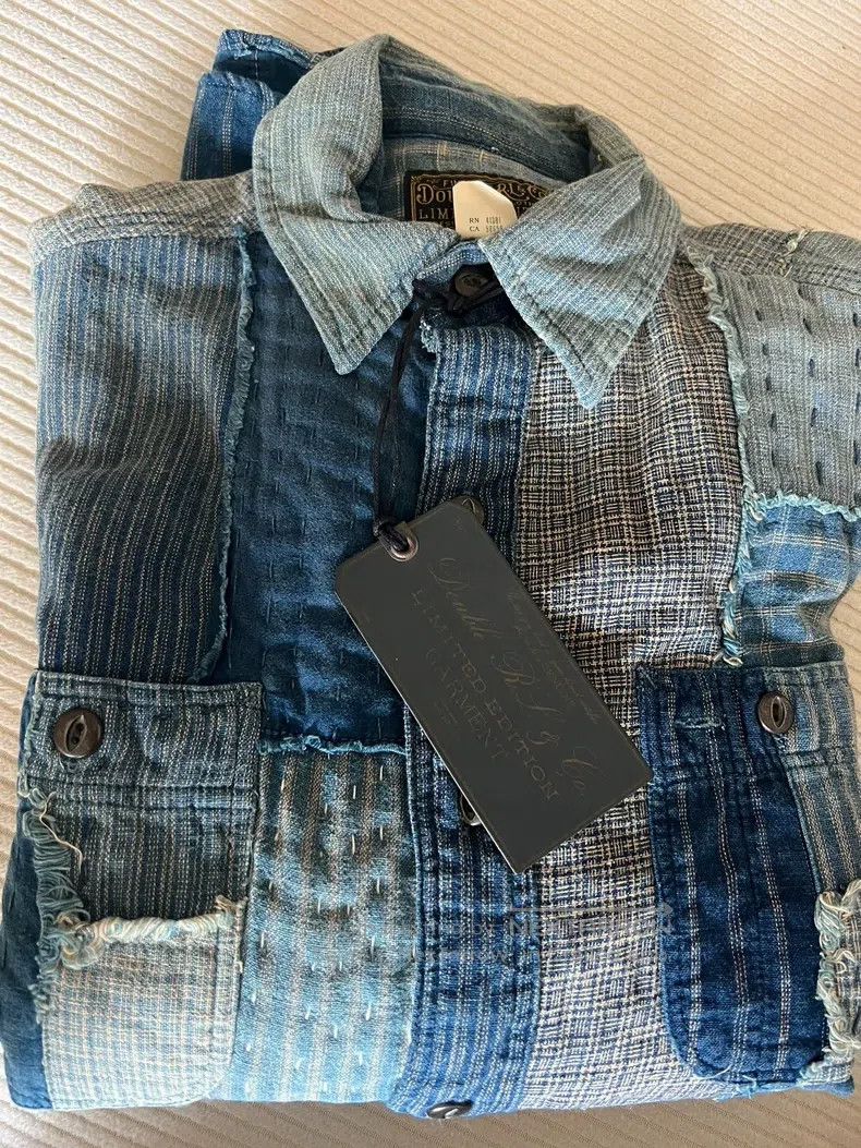 RRL Ralph Lauren RRL Ralph Lauren Patchwork Shirt Size US XS / EU 42 / 0 - 6 Thumbnail