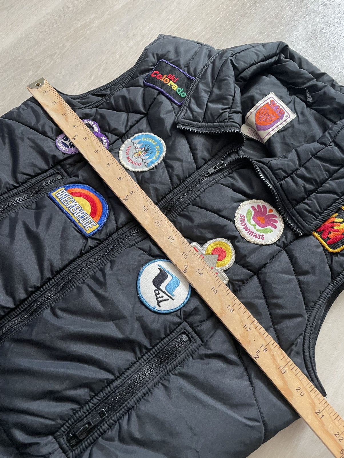 Vintage Vintage Skyr Ski Puffer Vest With 13 Patch Collection Sz M Size M / US 6-8 / IT 42-44 - 5 Thumbnail