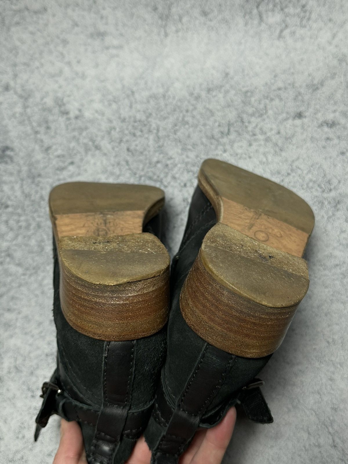 Acne Studios Acne Black Leather Ankle Boots Size US 8 / IT 38 - 6 Thumbnail