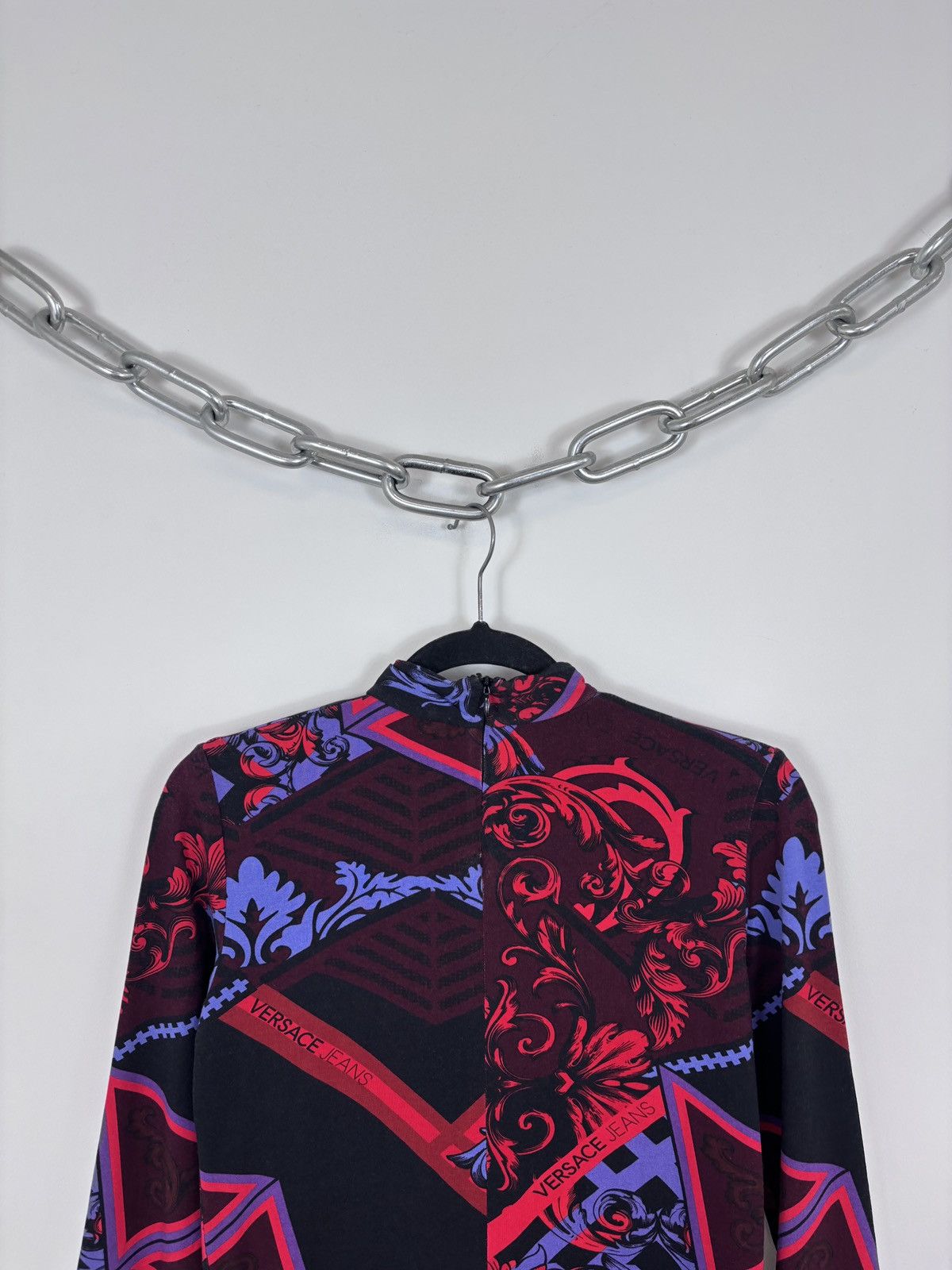 Versace Jeans Couture Versace Jeans Couture NWT Women’s Baroque Print Top Blouse Size S / US 4 / IT 40 - 17 Thumbnail