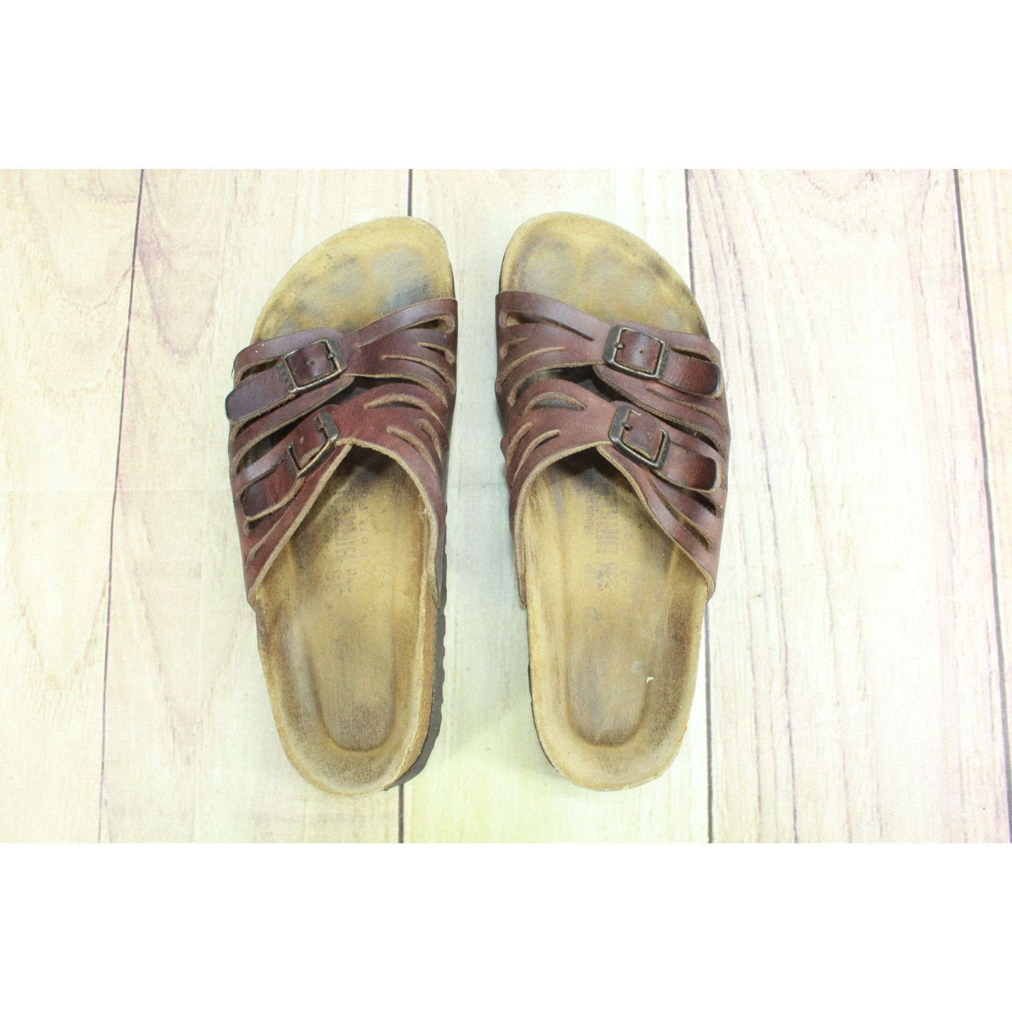 Birkenstock Birkenstock Granada Birkoflor Vegan Leather Slide Sandal Size US 5 / IT 35 - 7 Thumbnail