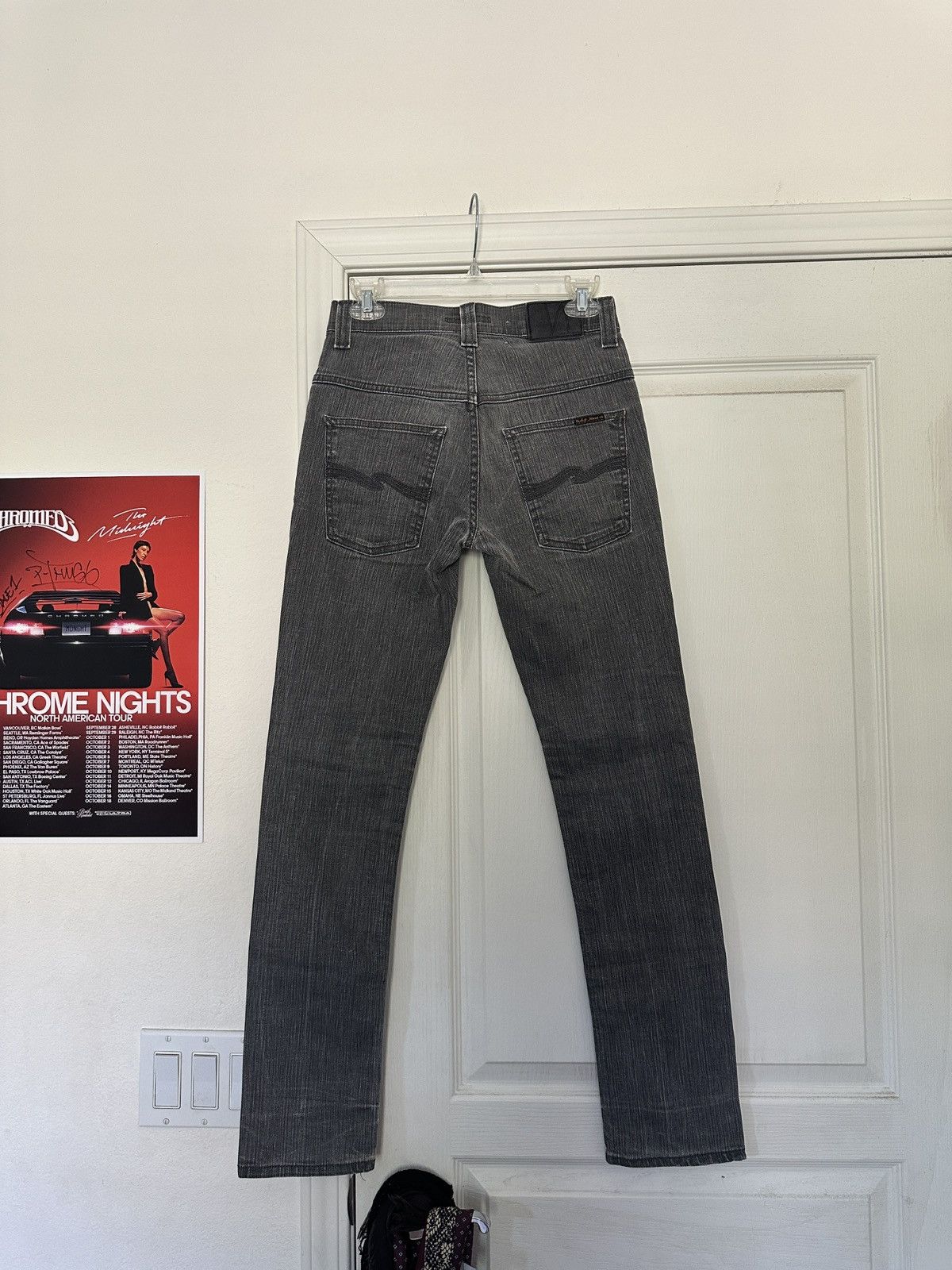 Nudie Jeans Thin Finn dry coated grey Size US 28 / EU 44 - 2 Thumbnail