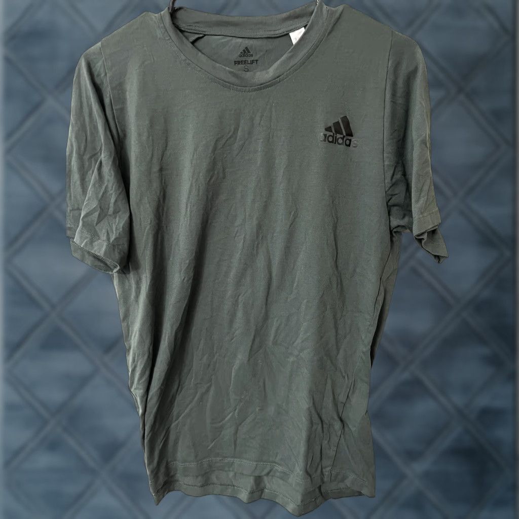 Adidas Adidas Tennis Freelift T Shirt Men's Size Small Gray Aero Primegreen Cottonless Shirt Size US S / EU 44-46 / 1 - 1 Thumbnail