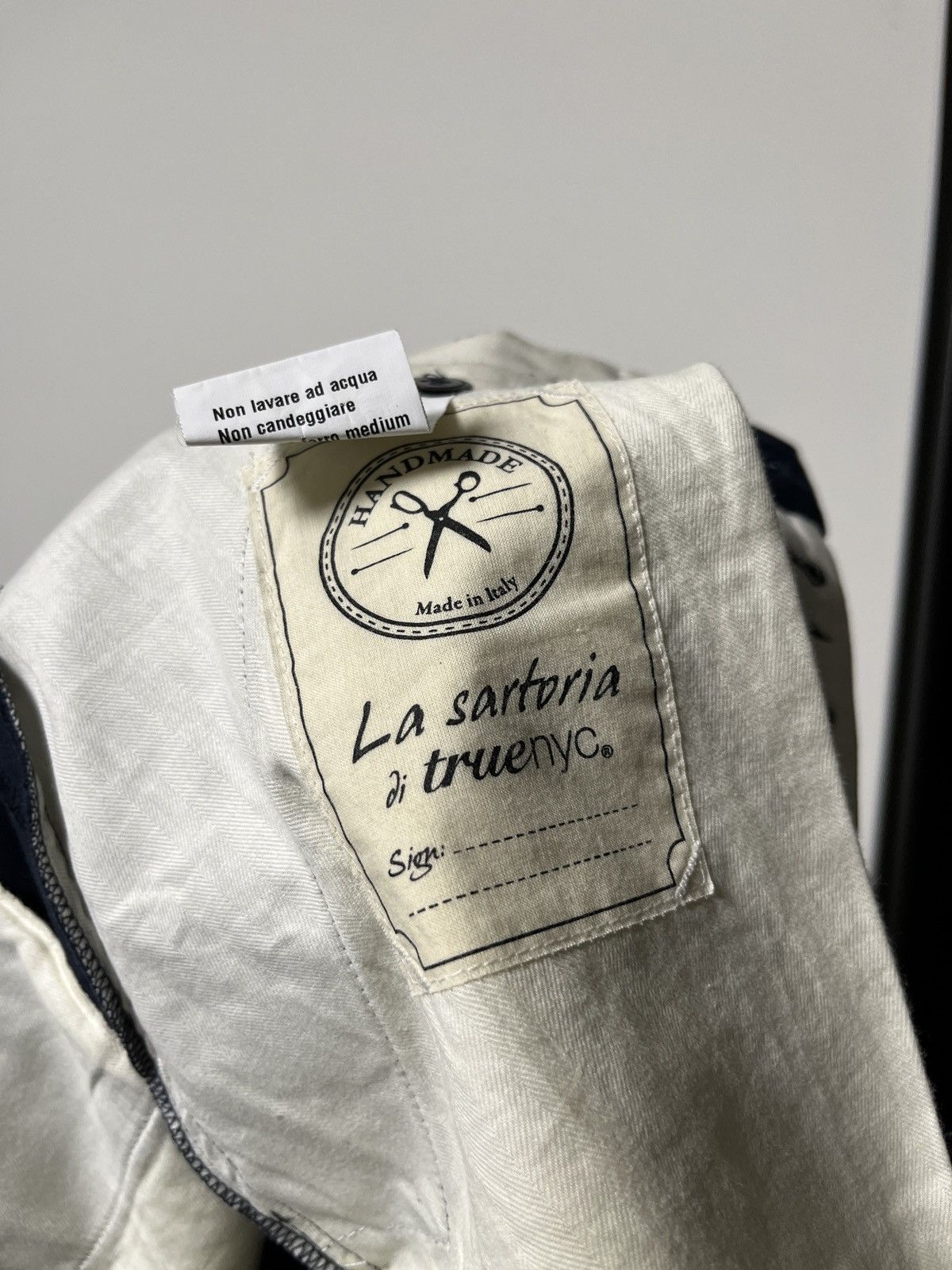 Handmade La Sartoria Di True NYC Heavy Handmade Chino Pants Size US 36 / EU 52 - 15 Thumbnail