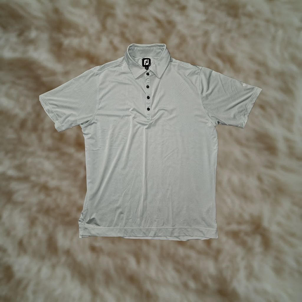 Footjoy FootJoy Polo Shirt Mens Large Striped Golf Performance Stretch FJ Green Breathy Lightweight Moisture Wicking Logo Short Sleeve Casual Activewear Golf Size US L / EU 52-54 / 3 - 1 Thumbnail