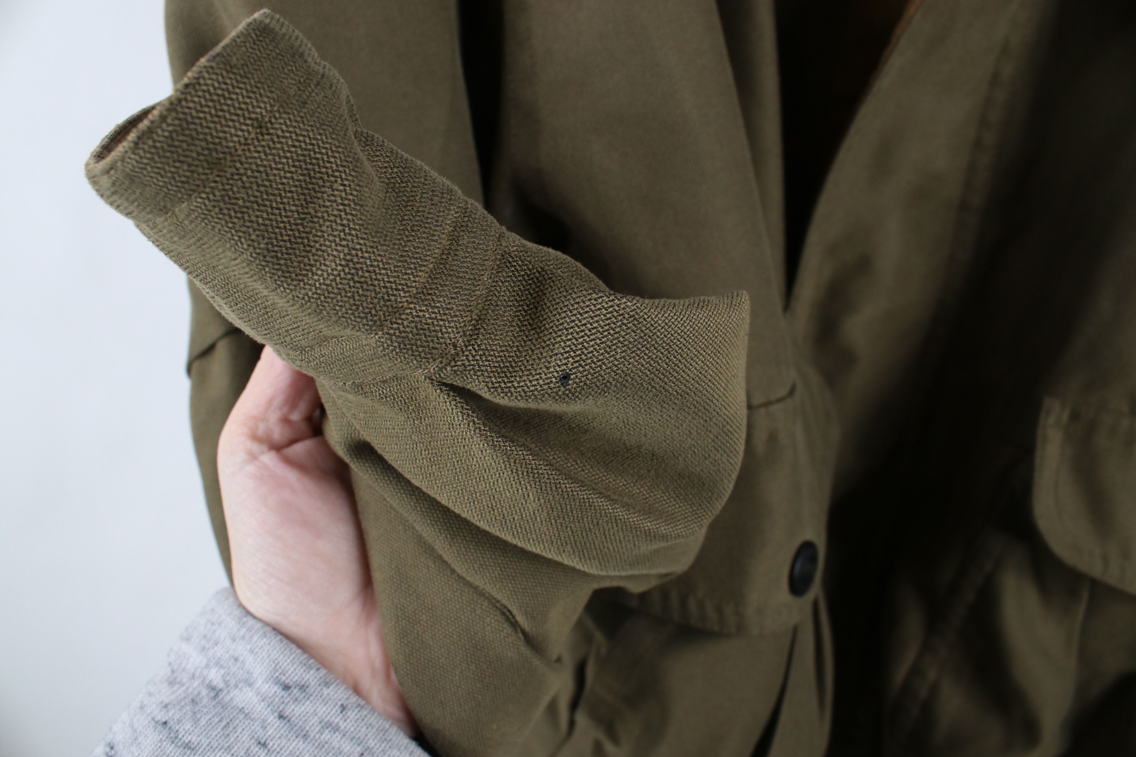 Vintage Vintage 90s Streetwear Pocket Full Zip Bomber Jacket Green Size US L / EU 52-54 / 3 - 8 Thumbnail