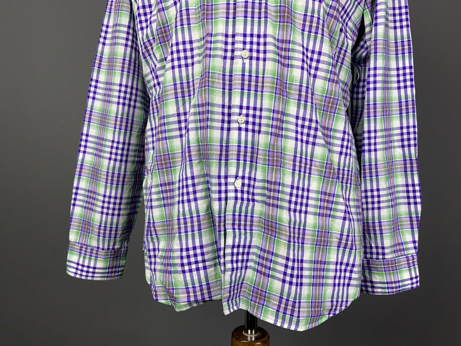 Etro Etro Luxury Multicolor Check Italian Dress Shirt XL Size US XL / EU 56 / 4 - 3 Thumbnail