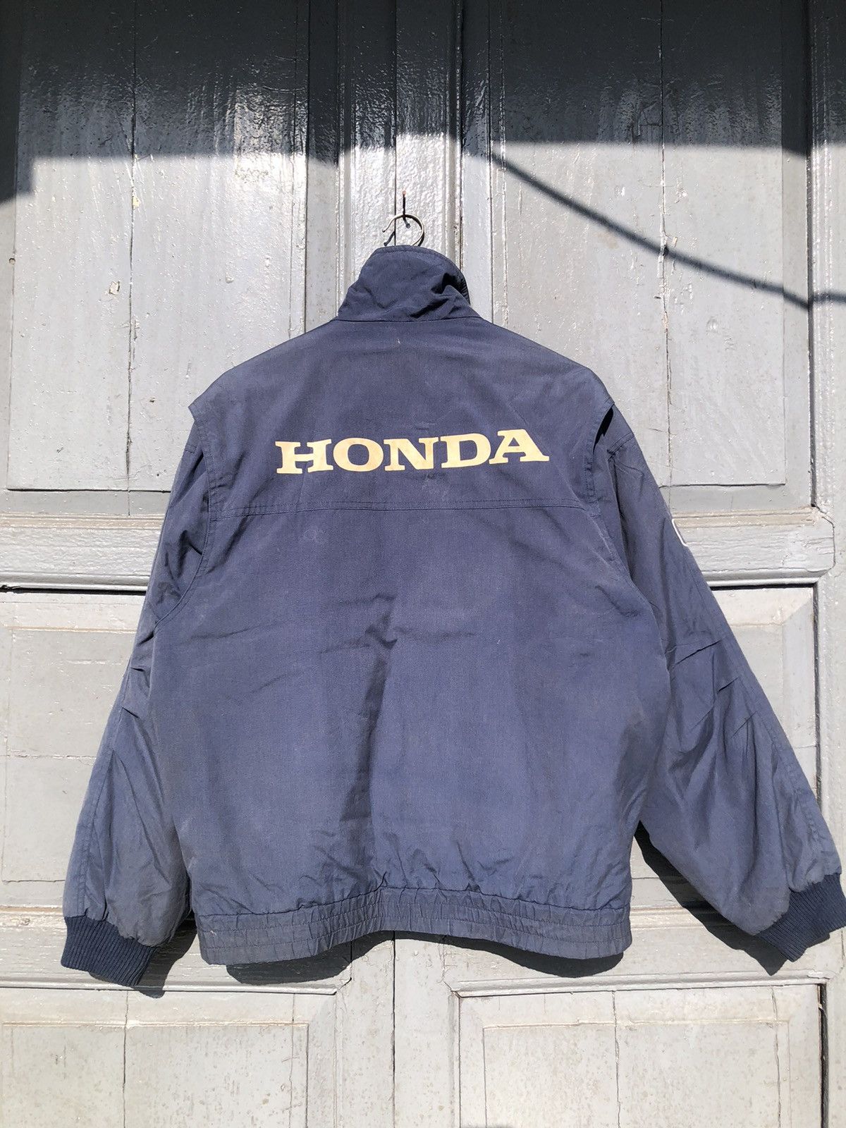 Honda × Sports Specialties × Vintage Vintage Honda Faded Blue Bombers Jacket Size US XL / EU 56 / 4 - 1 Thumbnail