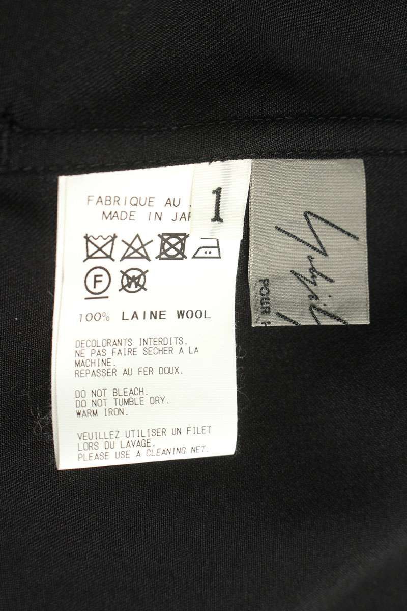 Yohji Yamamoto YOHJI YAMAMOTO POUR HOMME 17AW stand-up collar sleeve shirt Size US S / EU 44-46 / 1 - 3 Thumbnail