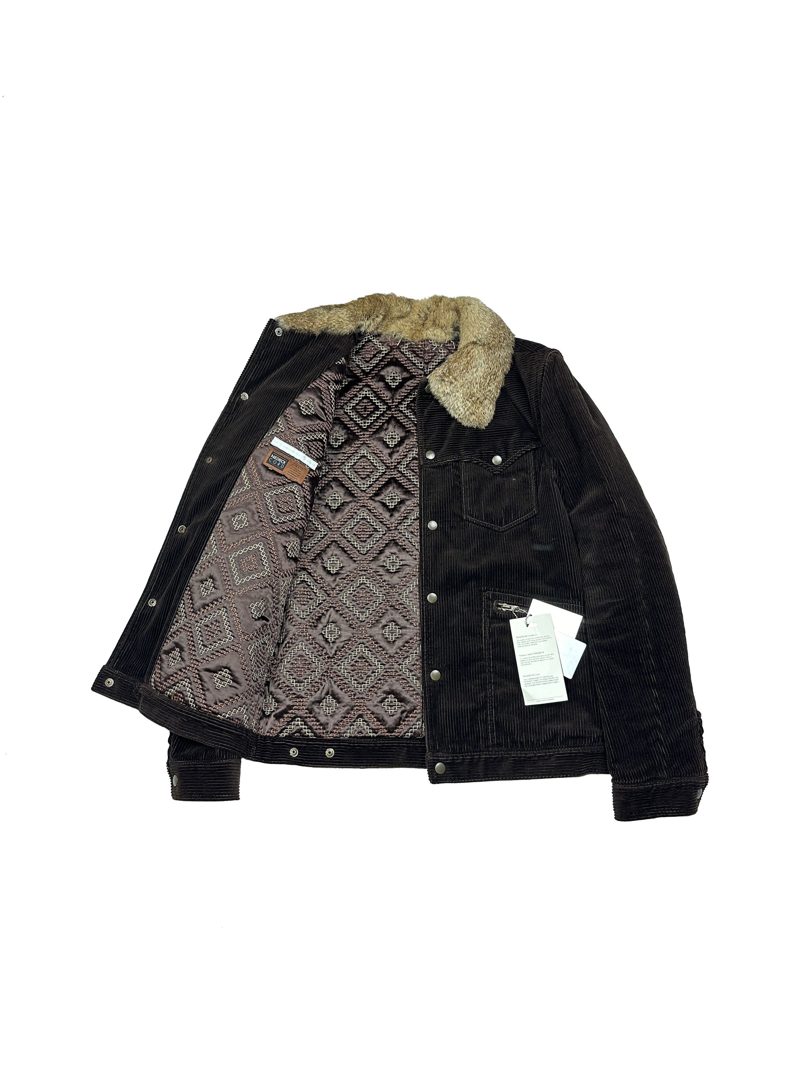 Number (N)ine 2002 Number (N)ine George Period Fur Corduroy Jacket Size US L / EU 52-54 / 3 - 3 Thumbnail