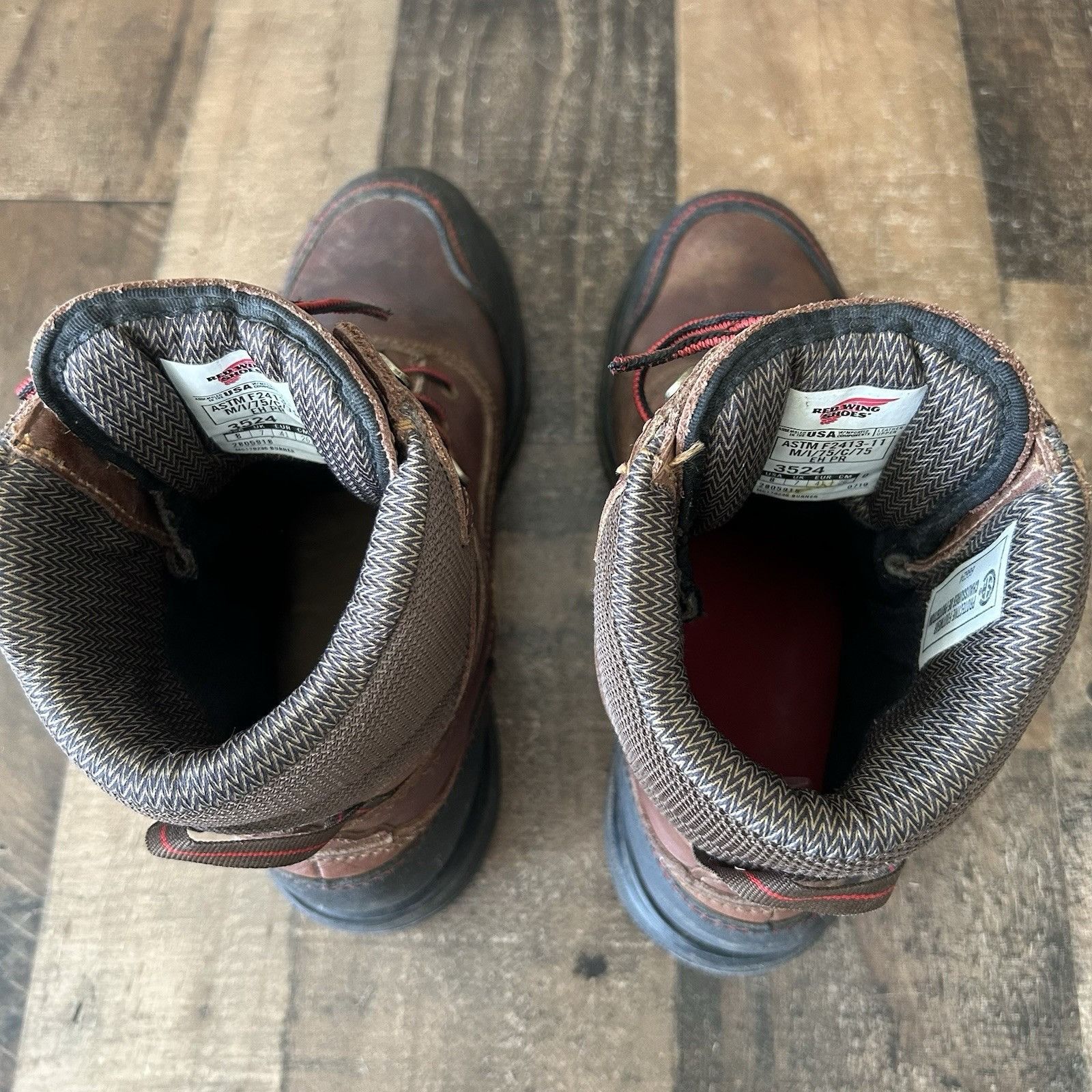 Red Wing Red Wing 3524 Steel Toe Waterproof Work Boots Mens 8 D Size US 8 / EU 41 - 11 Thumbnail