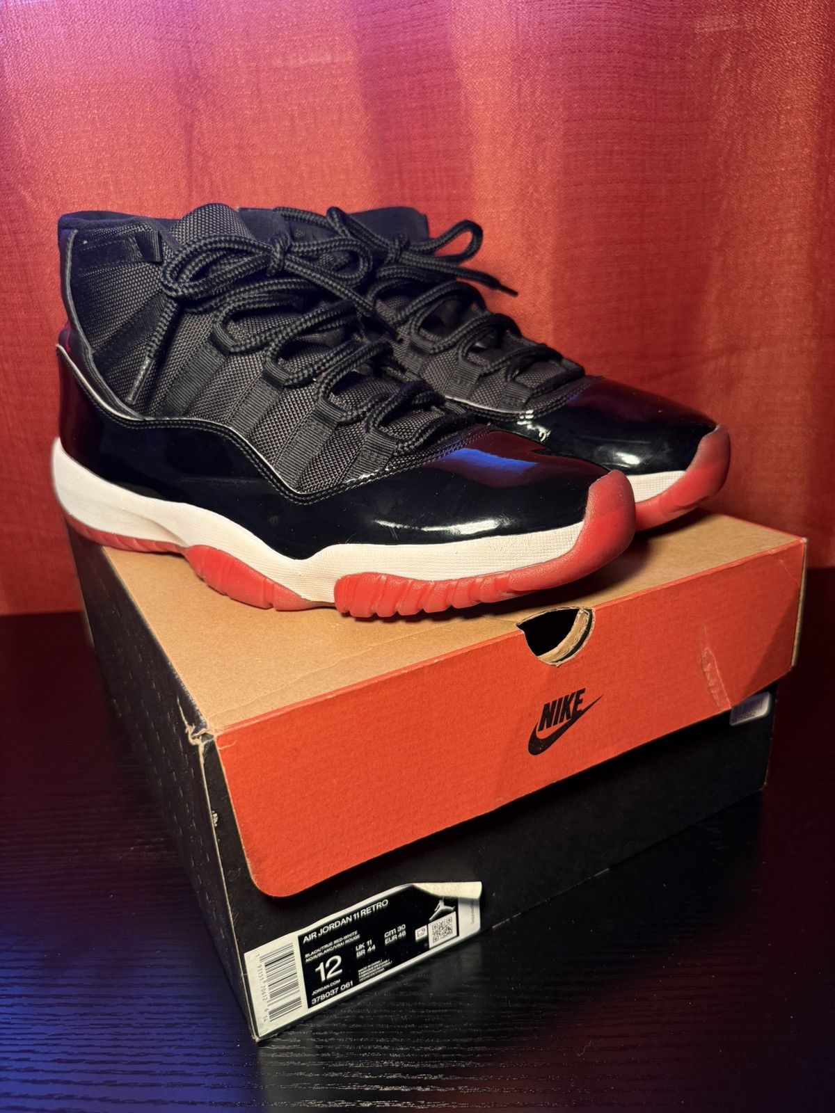 Jordan Brand Jordan 11 Retro Playoff “Bred” size 12 Size US 12 / EU 45 - 1 Thumbnail