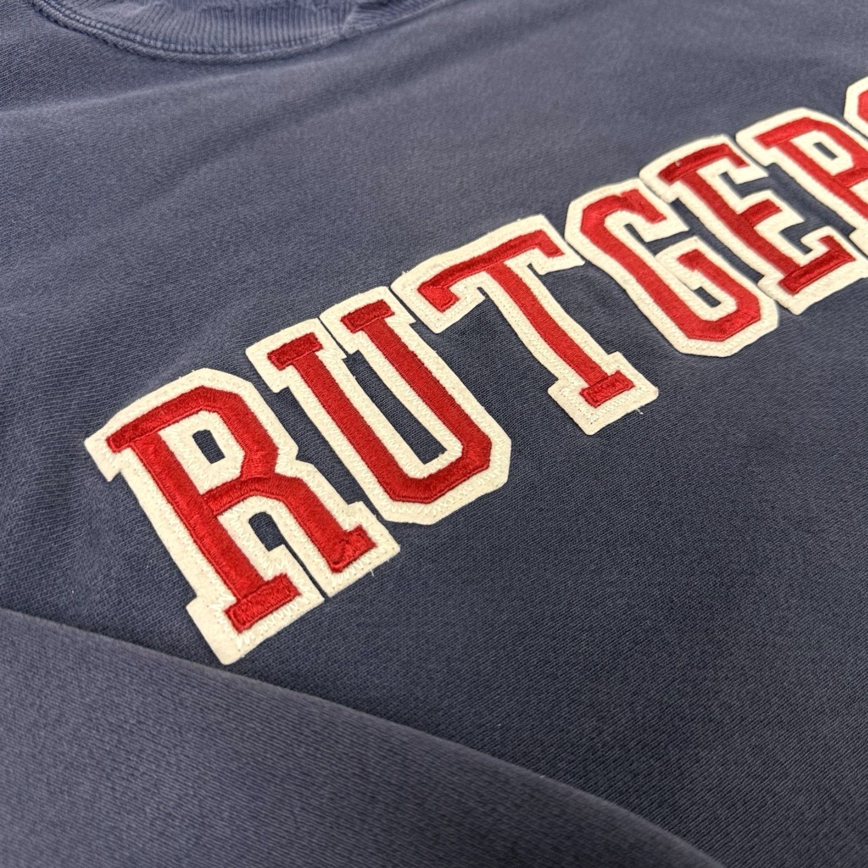 Hanes VINTAGE Rutgers University Sweatshirt Mens L Blue Hanes Reverse Weave Rare L Size US L / EU 52-54 / 3 - 4 Thumbnail