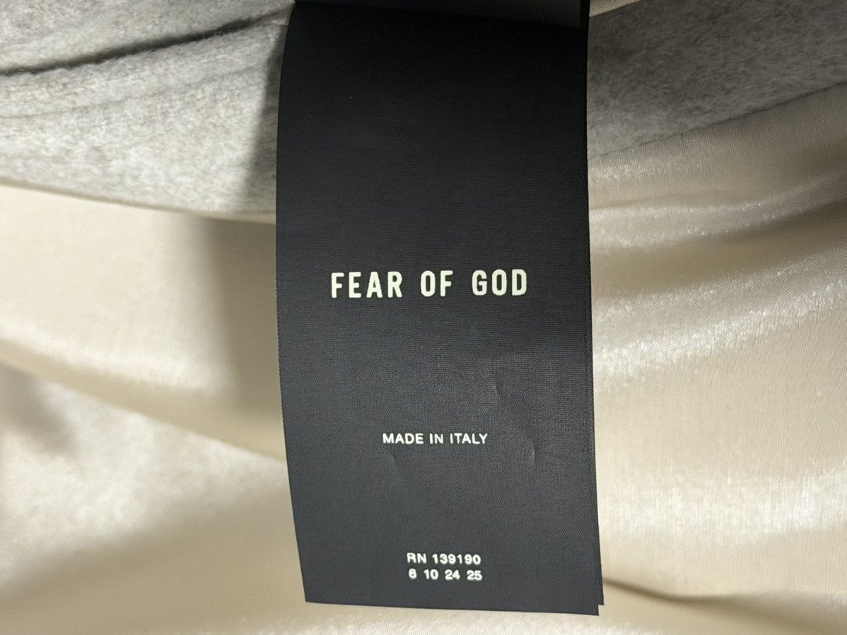 Fear of God Fear of God Wool Overcoat Cement Heather Sz 52 Size US L / EU 52-54 / 3 - 7 Thumbnail