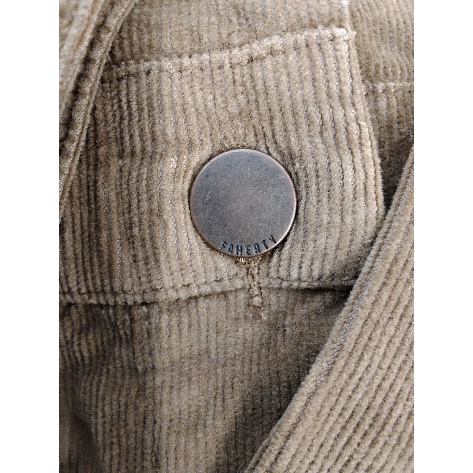 Faherty Faherty Michelle Dress Women S Brown Corduroy Jacket NWT Size S / US 4 / IT 40 - 8 Thumbnail