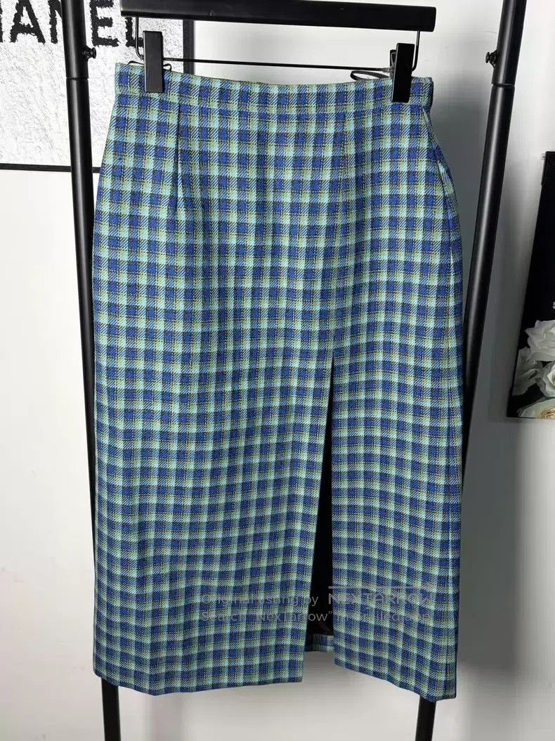 Balenciaga Balenciaga Plaid Short Skirt Size 39" - 2 Thumbnail