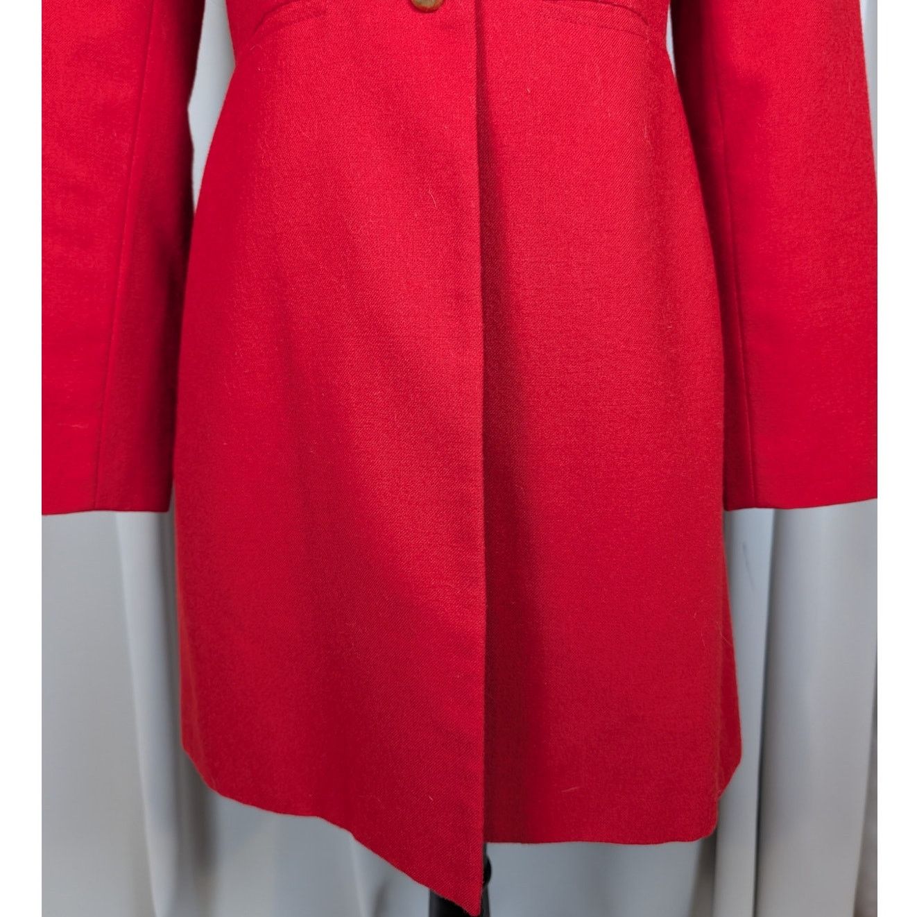Harve Benard Vintage Harve Bernard by Bernard Holtzman Wool Overcoat Red Size XS / US 0-2 / IT 36-38 - 13 Thumbnail