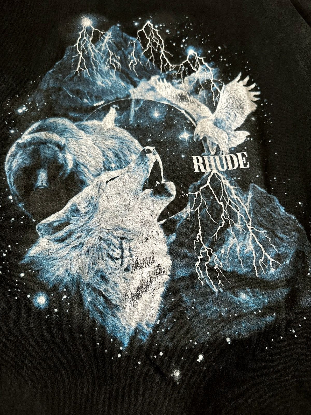 Rhude Lone Wolf Moon Shirt Size US S / EU 44-46 / 1 - 2 Thumbnail