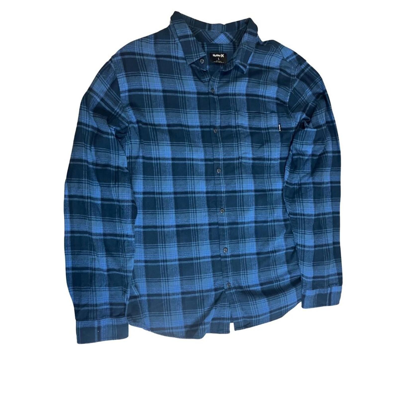 Hurley Hurley Men's Organic Cotton Flannel Shirt Size L NWT Size US L / EU 52-54 / 3 - 5 Thumbnail