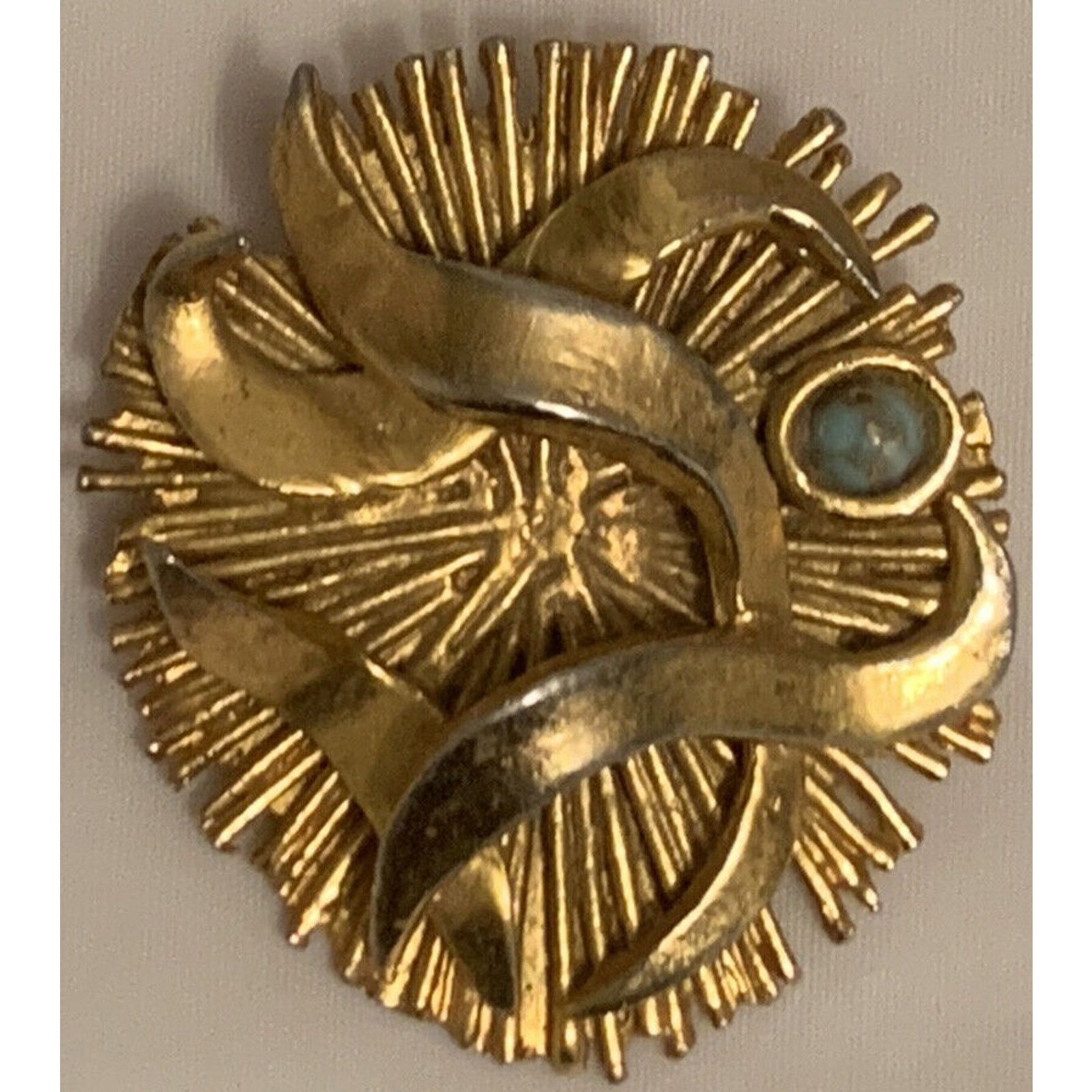 Other Vintage Gold Tone SCHATZ Brooch Size ONE SIZE - 5 Thumbnail