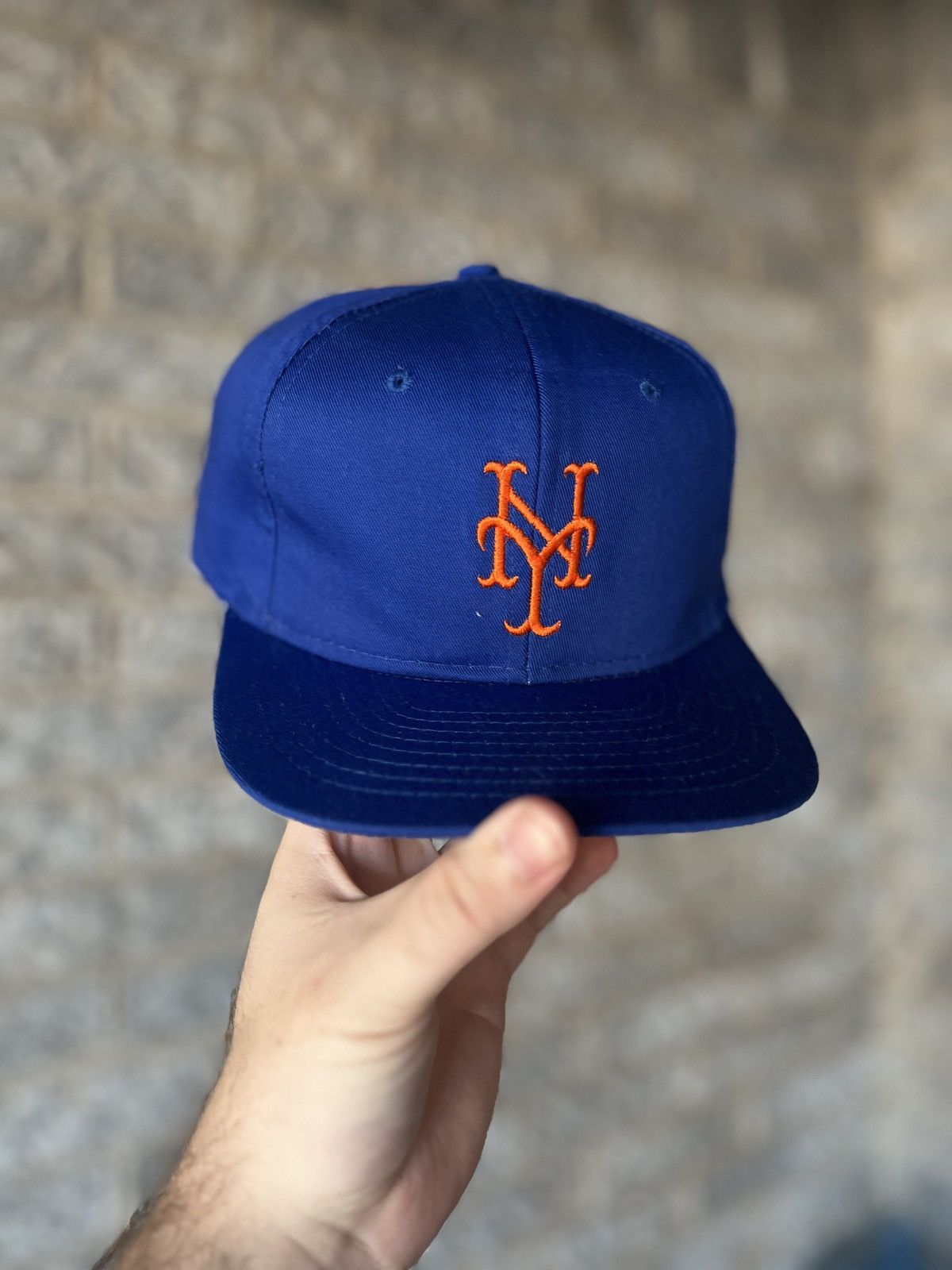 Sports Specialties × Vintage Vintage 90’s MLB New York Mets SnapBack Hat Size ONE SIZE - 1 Thumbnail