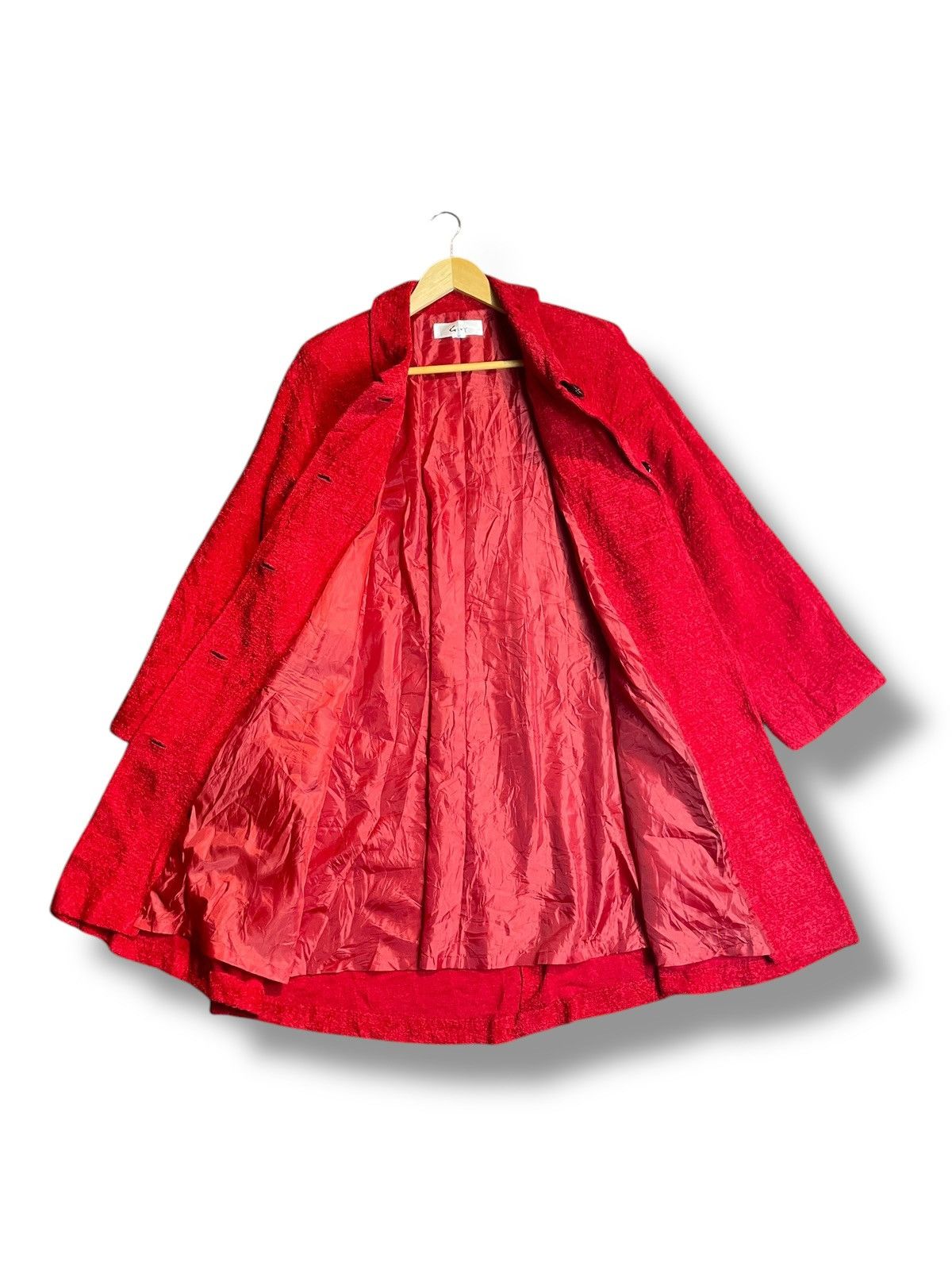 Japanese Brand × Vintage Givy x Japanese Brand Red Jacket Wool Coat (29) Size US M / EU 48-50 / 2 - 4 Thumbnail