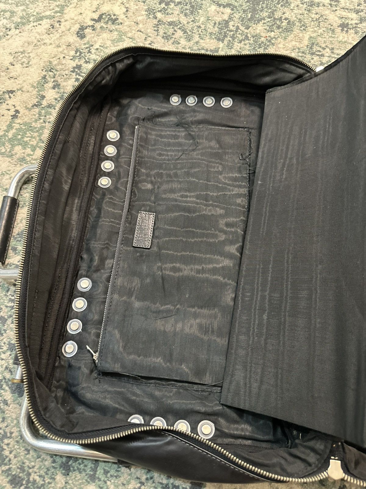 Jean Paul Gaultier Jean Paul Gaultier Metal Frame & Studded Travel Bag Size ONE SIZE - 8 Thumbnail