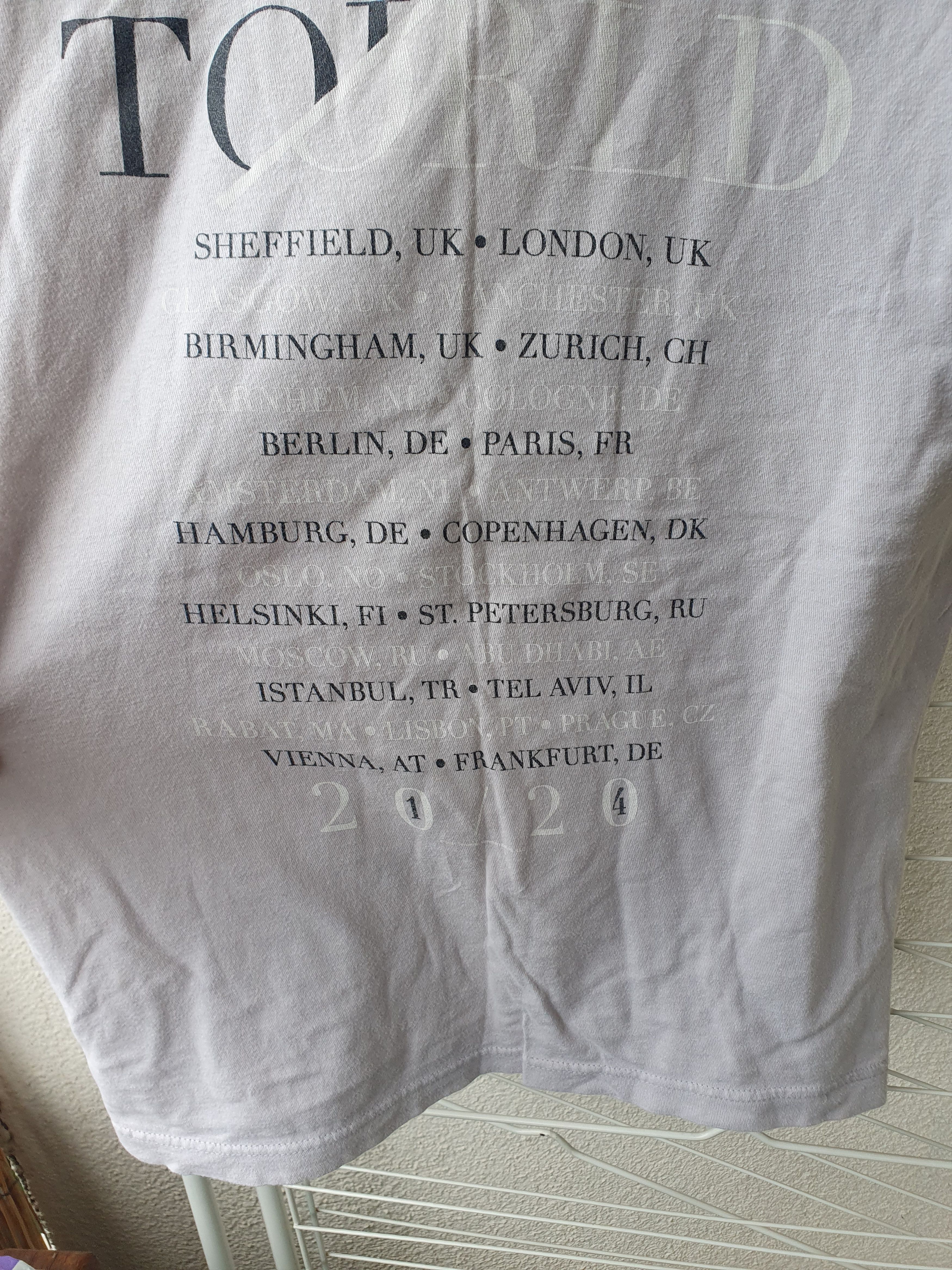 Band Tees × Swagger Justin Timberlake World Tour 2014 t-shirt sz S Size US S / EU 44-46 / 1 - 7 Thumbnail