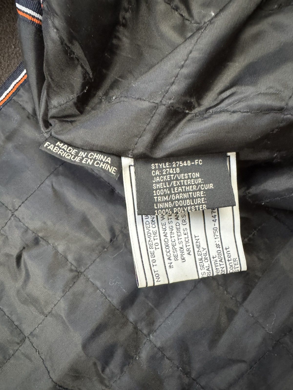 Genuine Leather × Vintage Vintage Leather Bomber Real Leather Genuine Streetwear 90s Size US XL / EU 56 / 4 - 9 Thumbnail