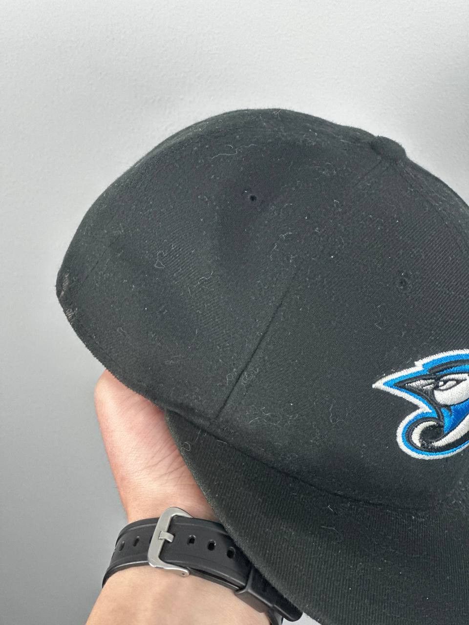 New Era Vintage Toronto Blue Jays Balck Fitted Snapback Hat Size ONE SIZE - 4 Thumbnail