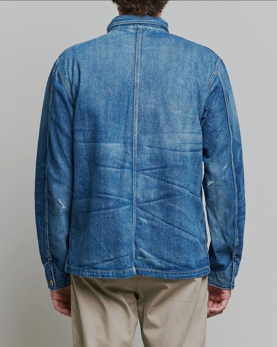 Designer × Polo Ralph Lauren Polo Country Ralph Lauren Denim Jeans Shirt Jacket SZ Large Size US L / EU 52-54 / 3 - 13 Thumbnail