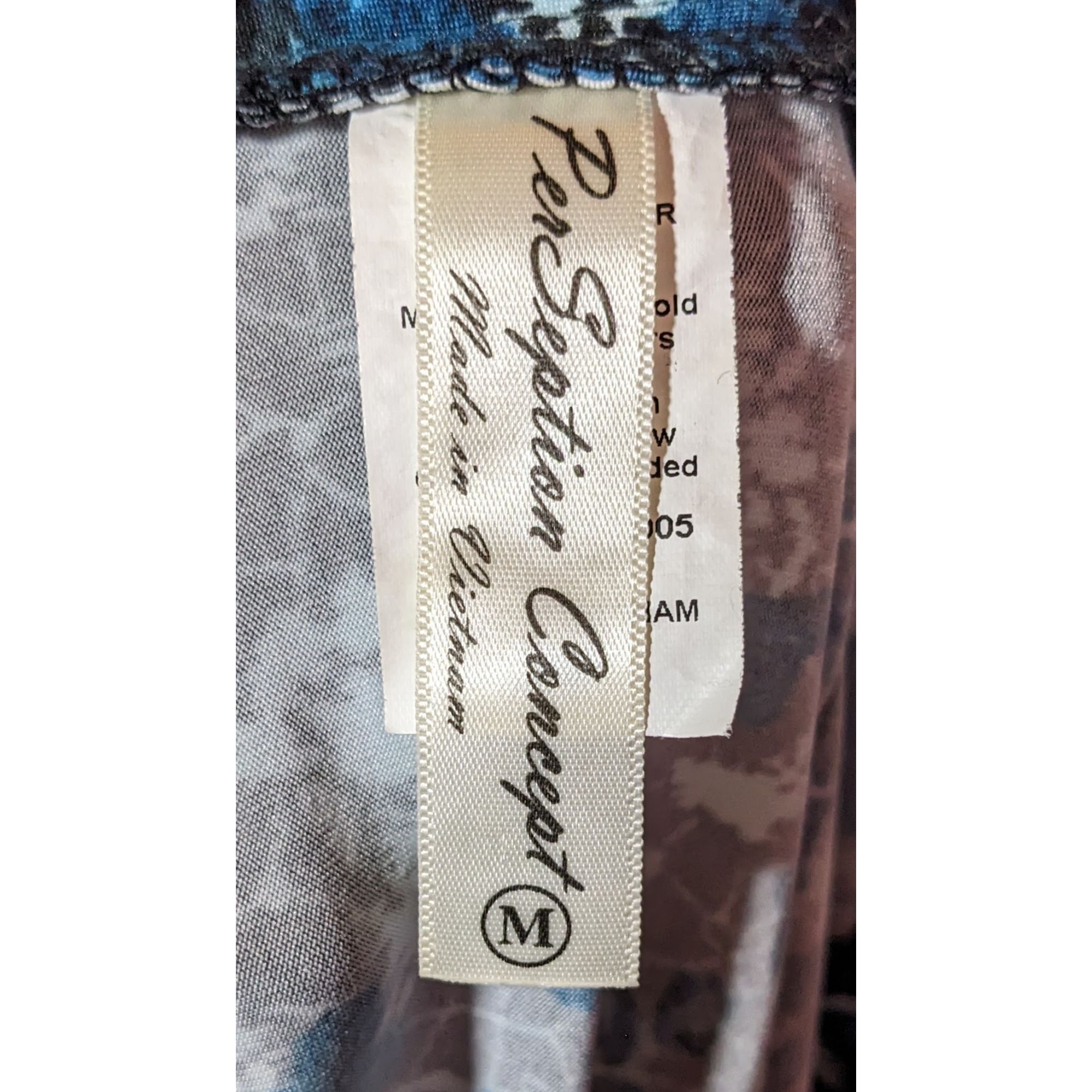 Other PerSeption Concept Blue Floral Sleeveless Dress Size M / US 6-8 / IT 42-44 - 3 Thumbnail