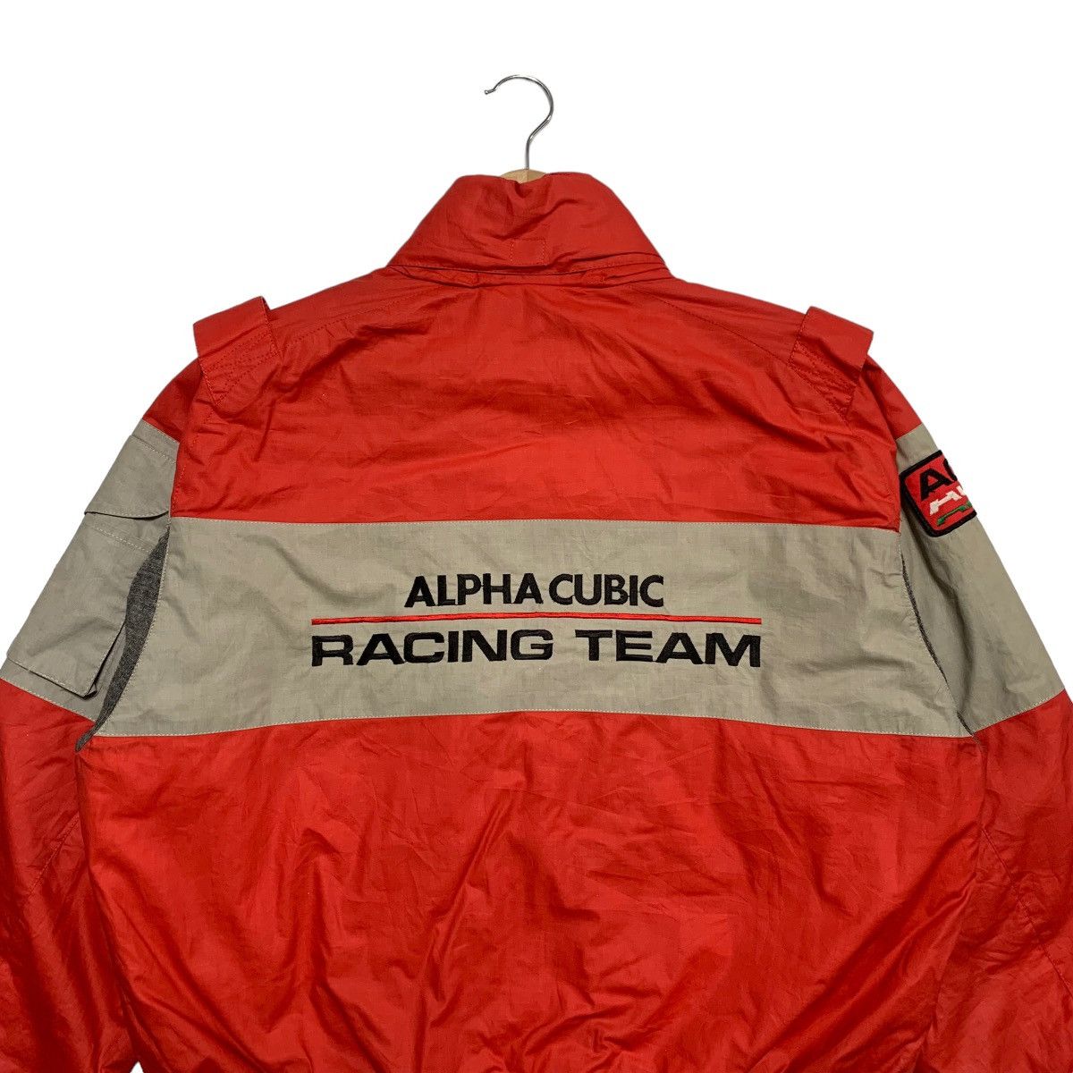 Japanese Brand Vintage Alpha Cubic Racing Team Motorcycle Jacket Size US L / EU 52-54 / 3 - 9 Thumbnail