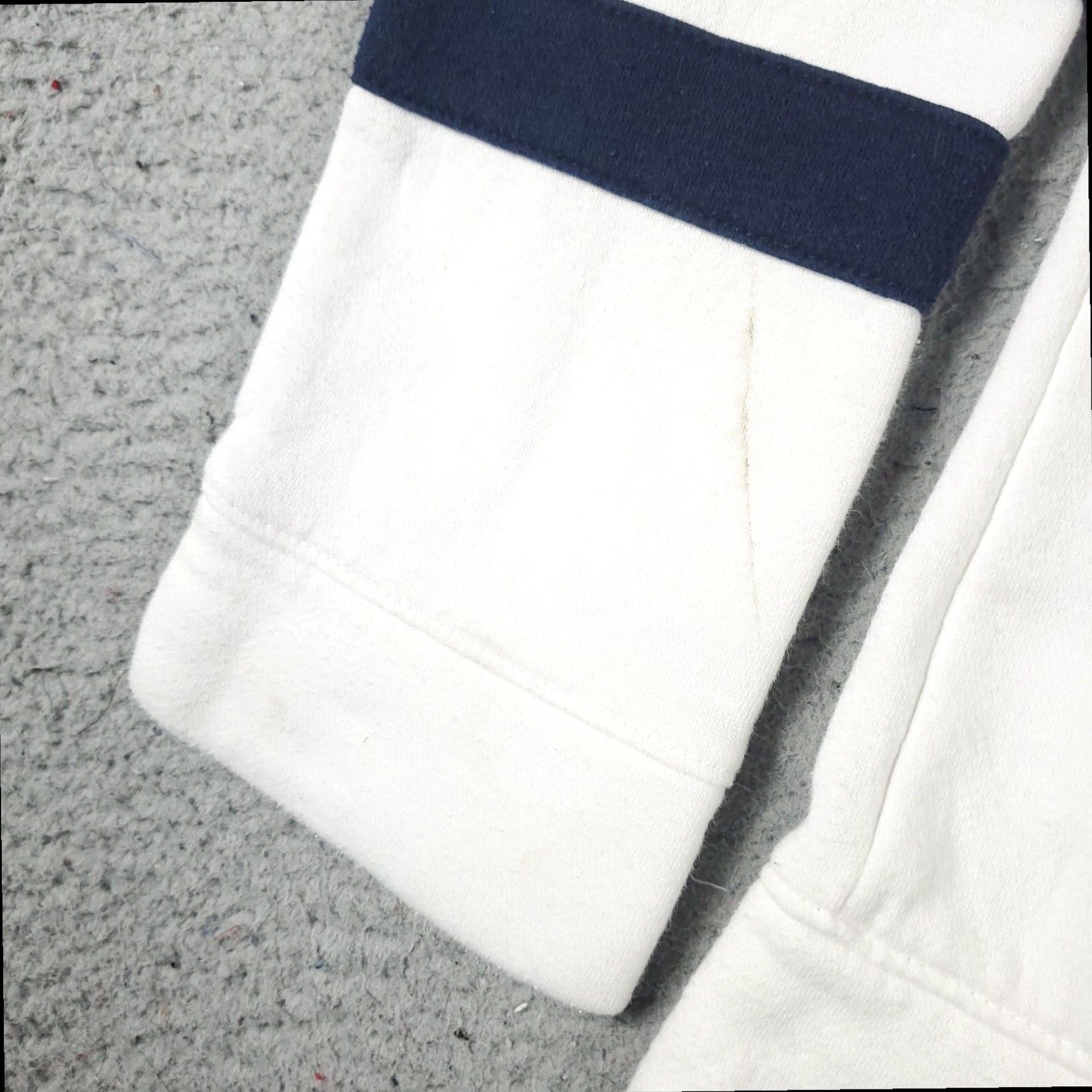 Nautica Nautica Hoodie Womens Small White Blue Pullover Sweatshirt Cotton Blend Fleece Ladies Size S / US 4 / IT 40 - 7 Thumbnail