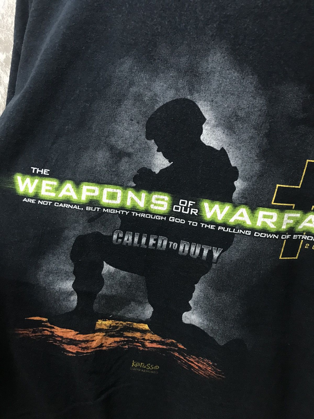 Playstation × Vintage Vintage Called Of Duty Game Promo Tee Size US XL / EU 56 / 4 - 4 Thumbnail