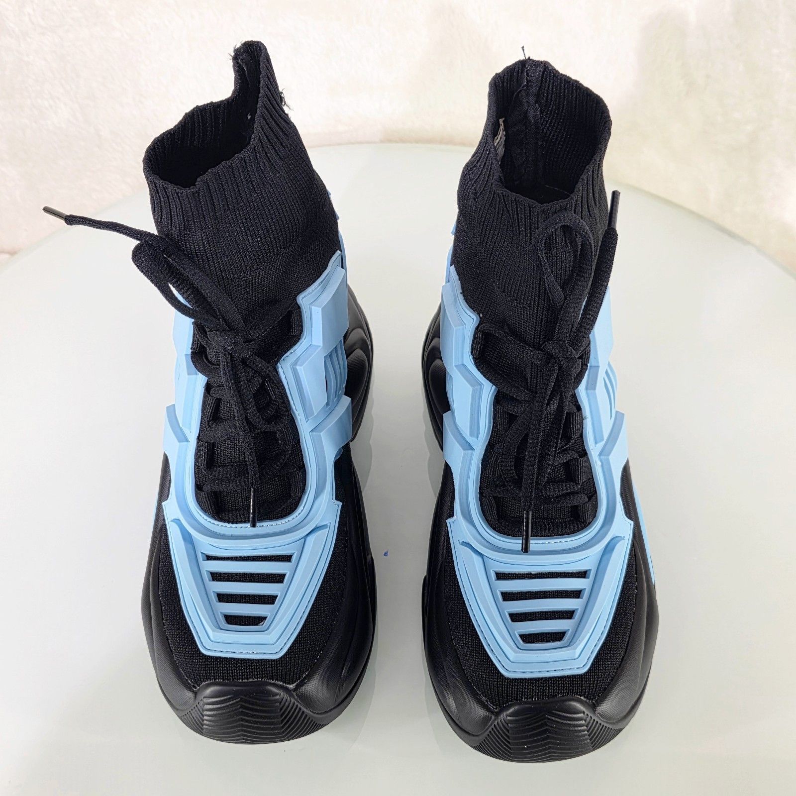 Other Wang Jupiter Damson Pull On Knit Platform Sneaker Boots 4" H Size US 9 / IT 39 - 8 Thumbnail