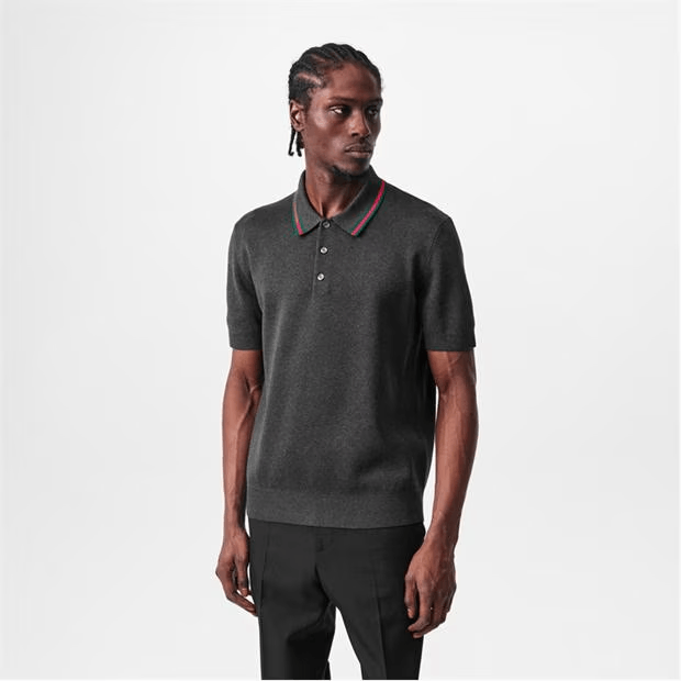 Gucci Web Knit Polo Shirt Size US XL / EU 56 / 4 - 3 Thumbnail